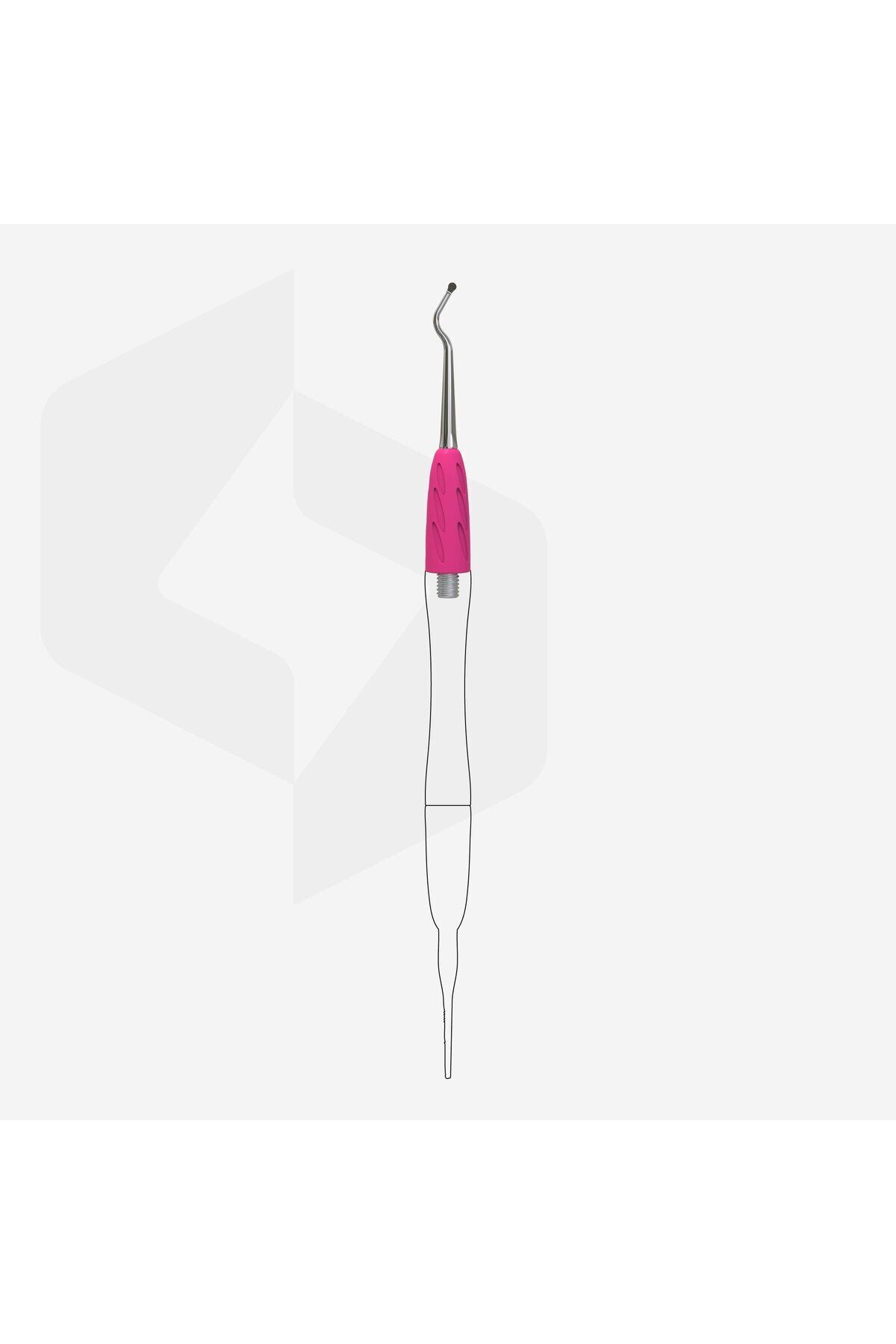 STALEKS Combo UNIQ 33 Spatulanın Çalışma Kısmı Yarım Küre Küret