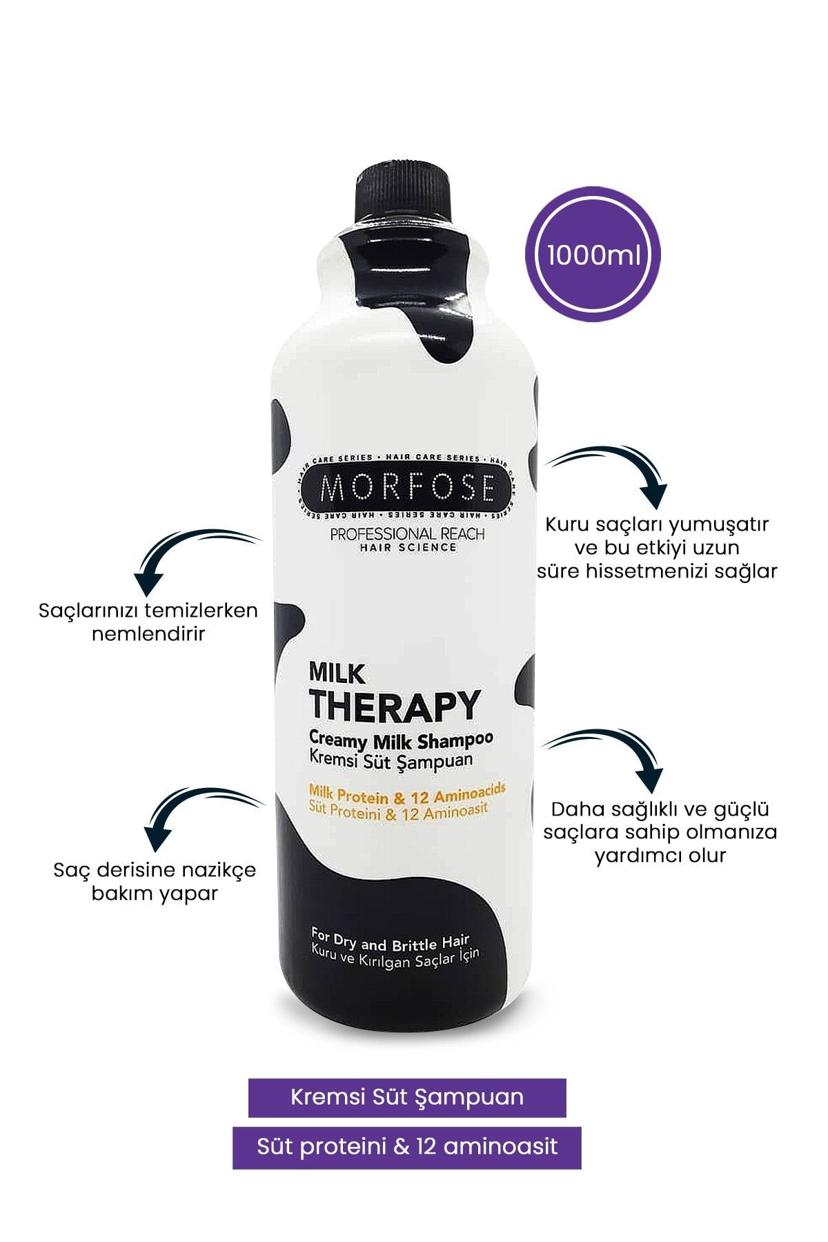 Morfose Milk Theraphy Şampuan 1000 ml