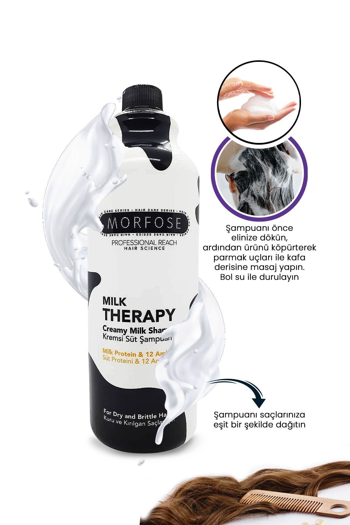 Morfose Milk Theraphy Şampuan 1000 ml