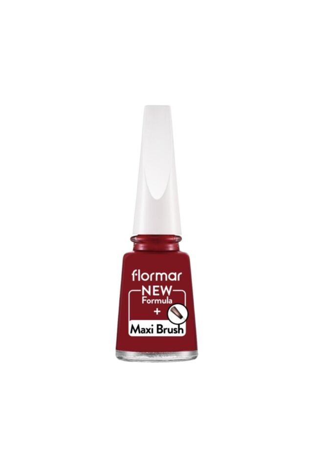 Flormar Nail Enamel Yüksek Pigmentli & Parlak Bitişli Oje Fne-228 Bordeaux Red