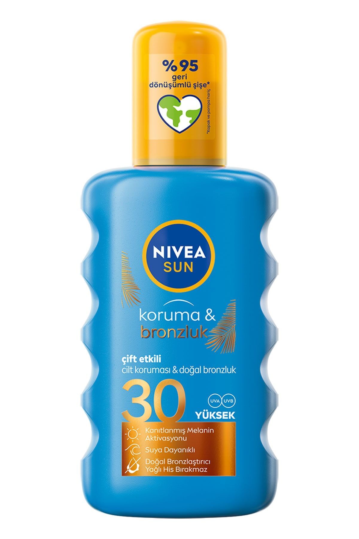 Nivea Sun Spf 30 Koruma & Bronzluk Güneş Spreyi 200ml Yüksek Güneş Koruması Ve Doğal Bronzlaştırıcı