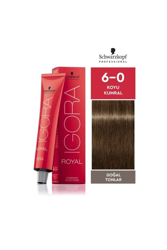 Schwarzkopf Igora Royal Doğal Tonlar 6-0 Koyu Kumral 60ml