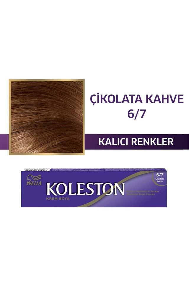 Wella Koleston Single Tüp Boya 6/7 Çikolata Kahve