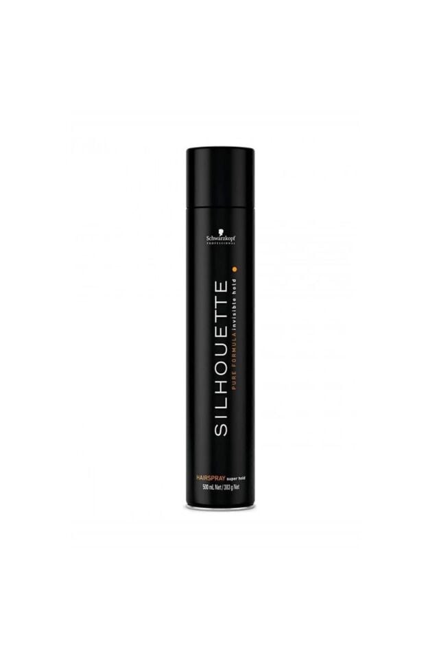 Silhouette Pure Formula Siyah Süper Tutucu Saç Spreyi 500ml