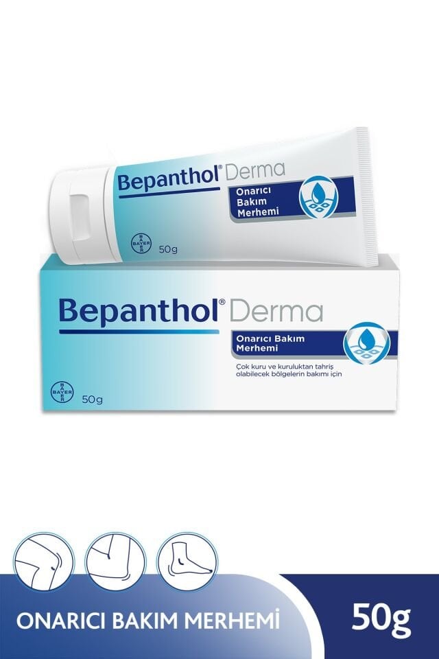 Bepanthol Onarıcı Bakım Merhemi 50gr l Çok Kuru Ciltler ve Tahrişe Yatkın Bölgeler İçin Bakım 869954