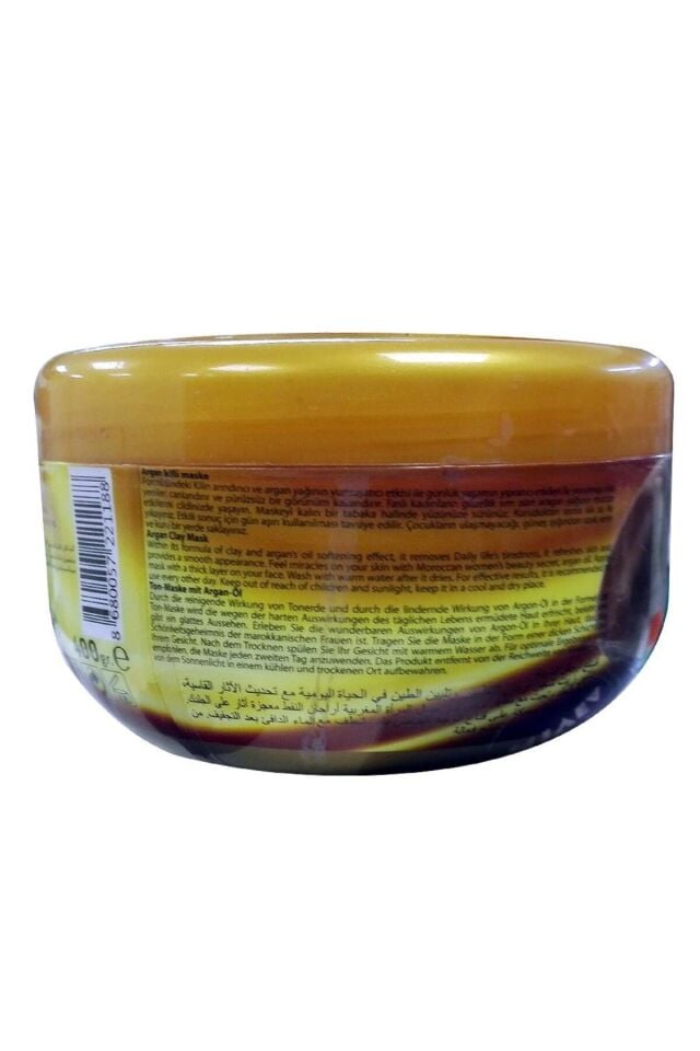Black Red Yüz Kil Maskesi 400ml. Argan Yağlı