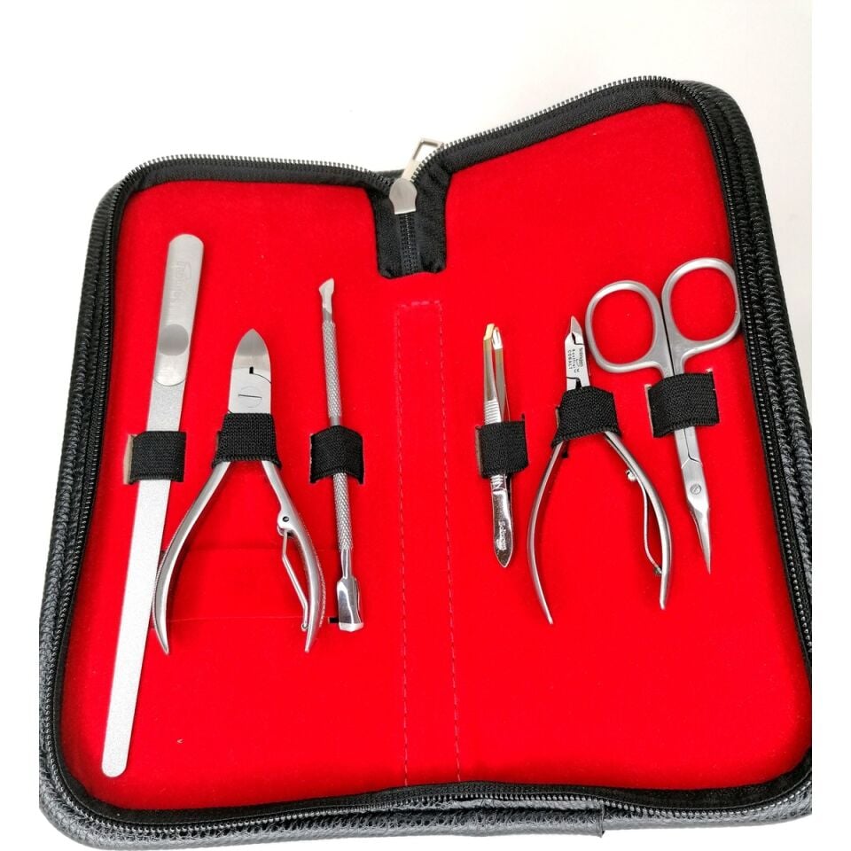 Solingen Manikür Seti Tam Profesyonel Bileyli HB4333 Siyah 2012020914333