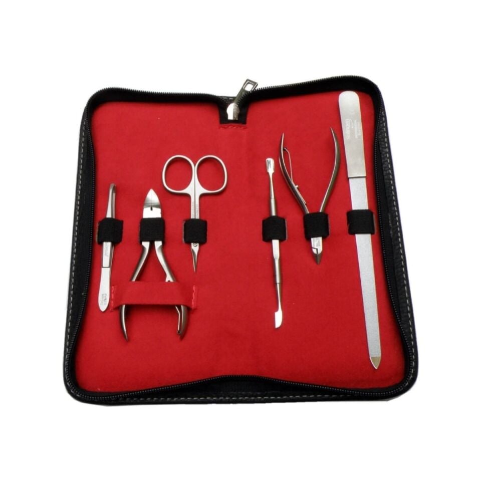 Solingen Manikür Pedikür Seti Cobald (Paslanmaz) Profesyonel Bileyli Süper Keskin (Kozmetikist)