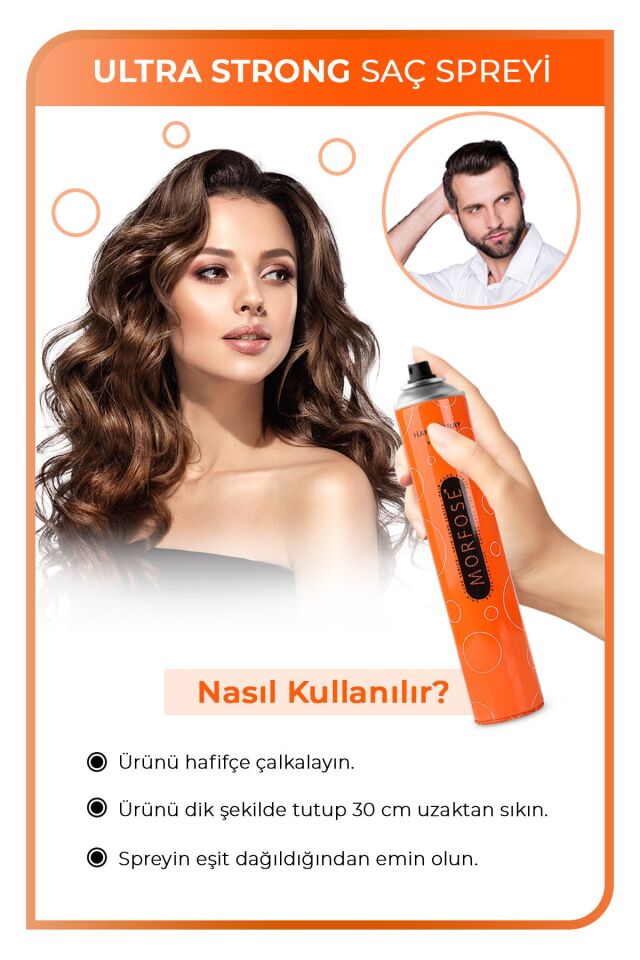 Ultra Strong Saç Spreyi 400 ml - Ultra Güçlü Tutuş