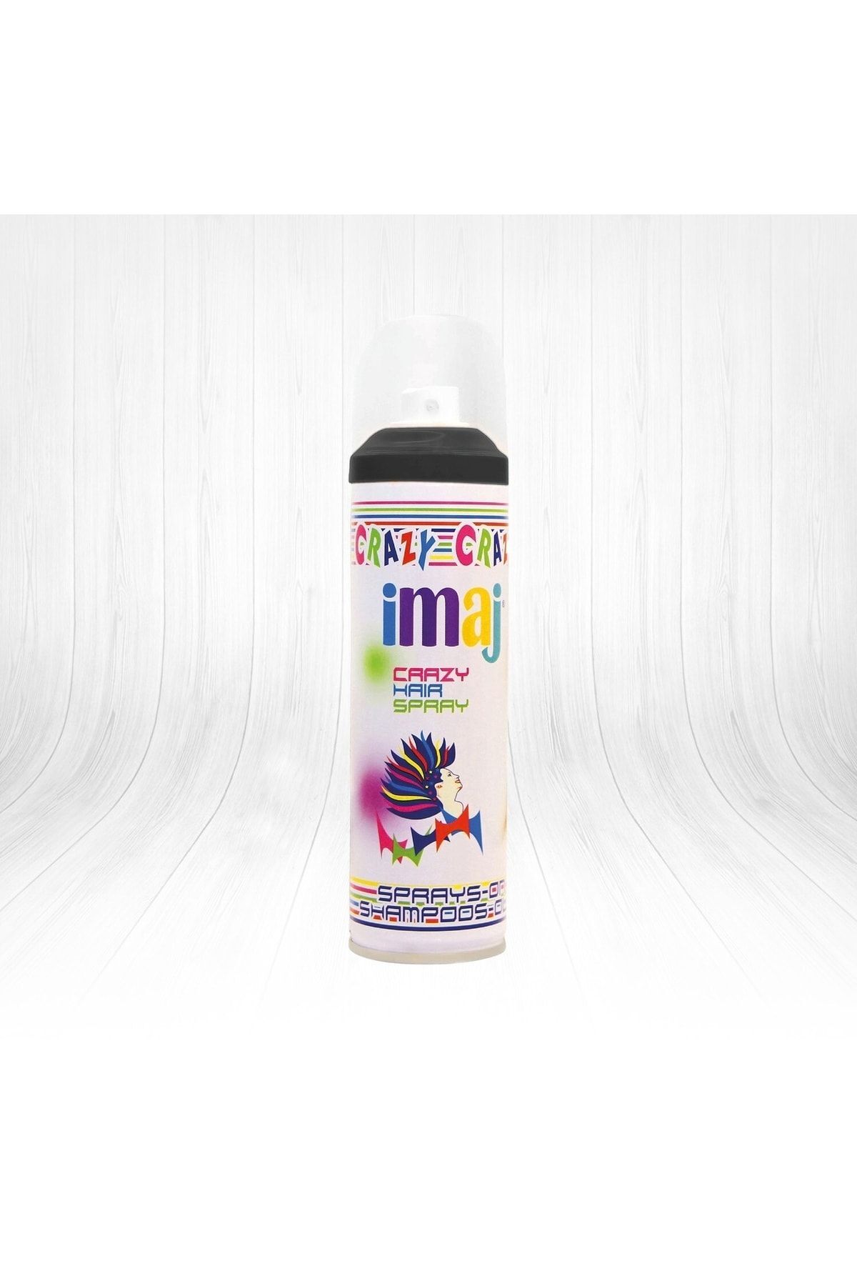 Crazy Color Siyah Sprey Saç Boyası 100 ml