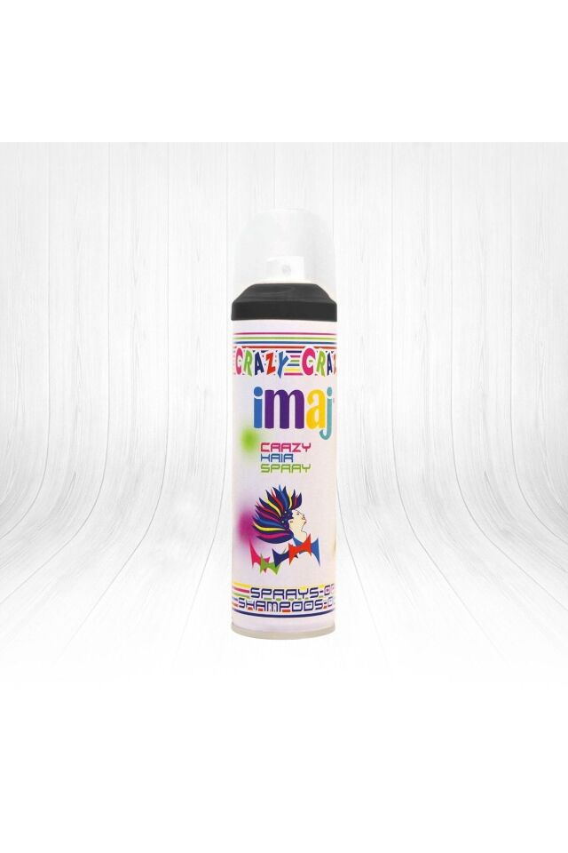 Crazy Color Siyah Sprey Saç Boyası 100 ml