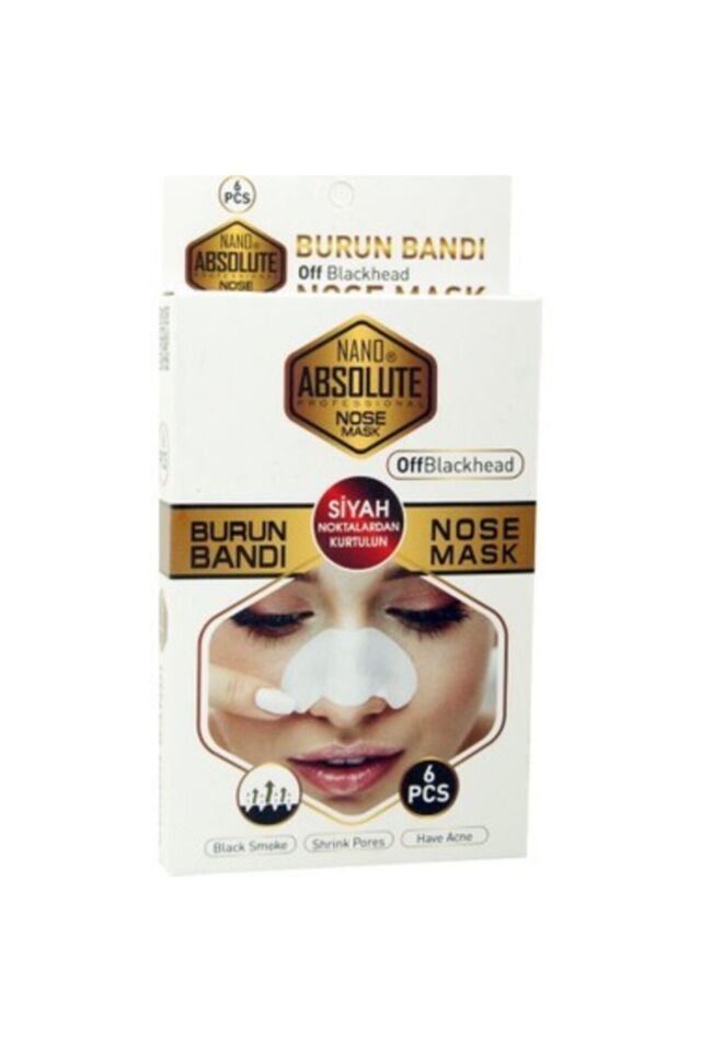 Nano Absolute Siyah Nokta Çıkarıcı Burun Bandı