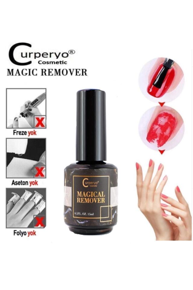 Curperyo 15 ml Kalıcı Oje Çıkarıcı Jel Remover