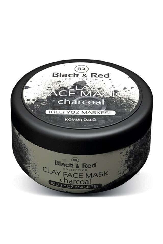 Black & Red Kömür Özlü Kil Yüz Maskesi 400 gr