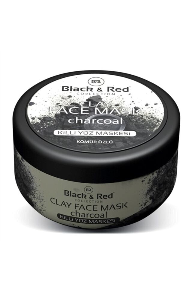 Black & Red Kömür Özlü Kil Yüz Maskesi 400 gr