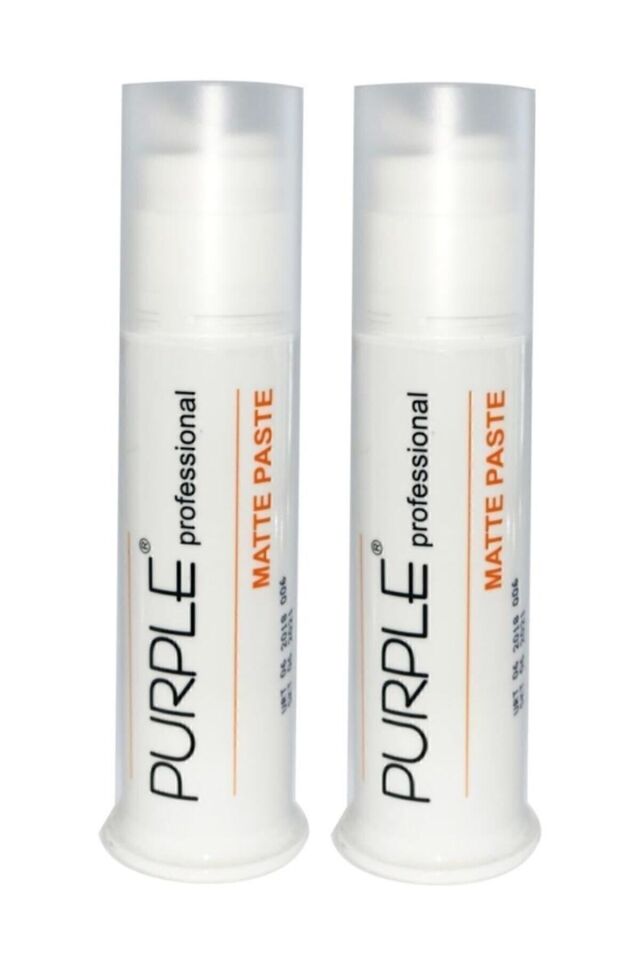 Purple Professional Saç Şekillendirici Mat Wax 100 ml x 2 Adet