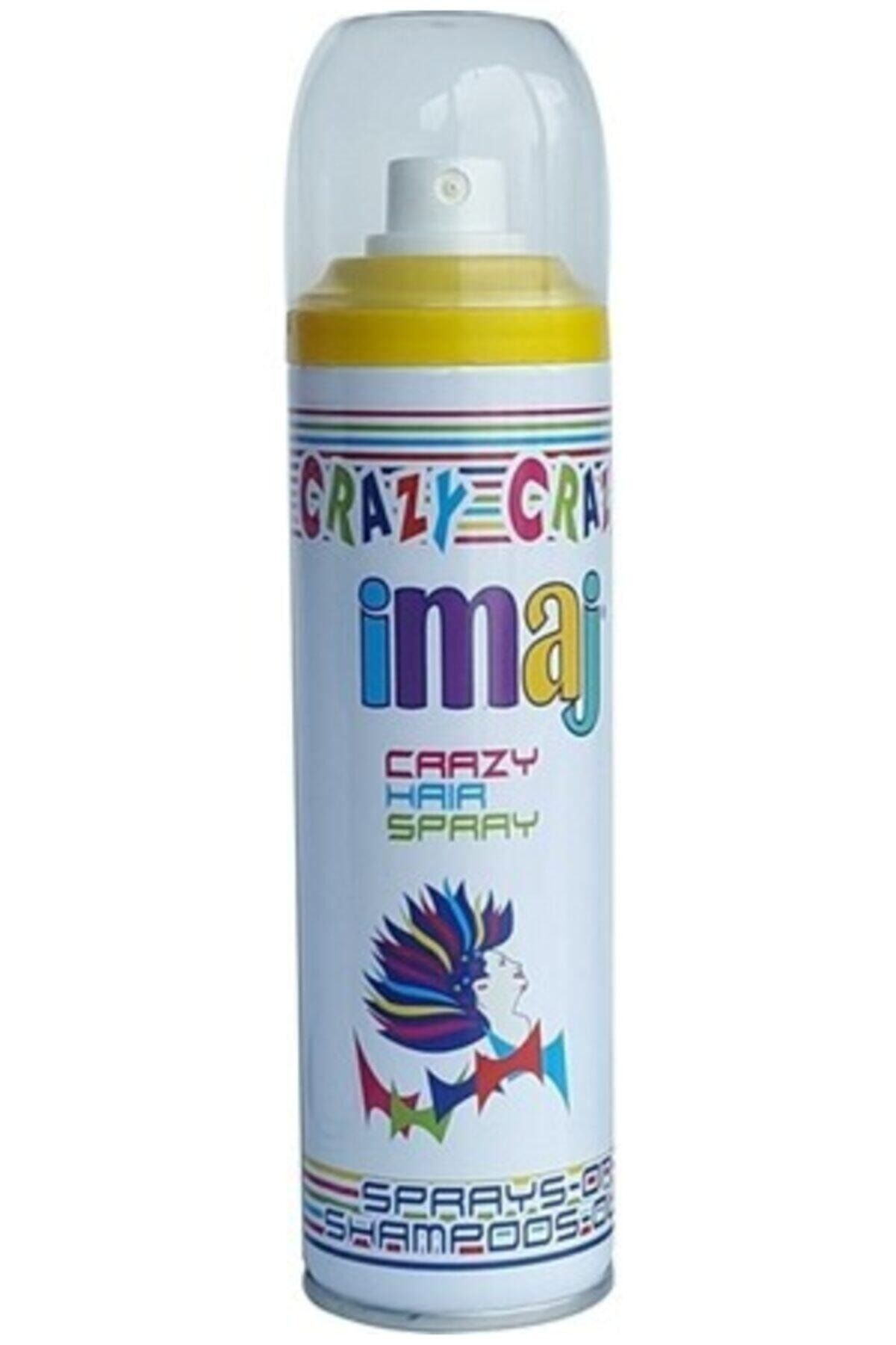 Renkli Saç Spreyi Sarı 100 ml