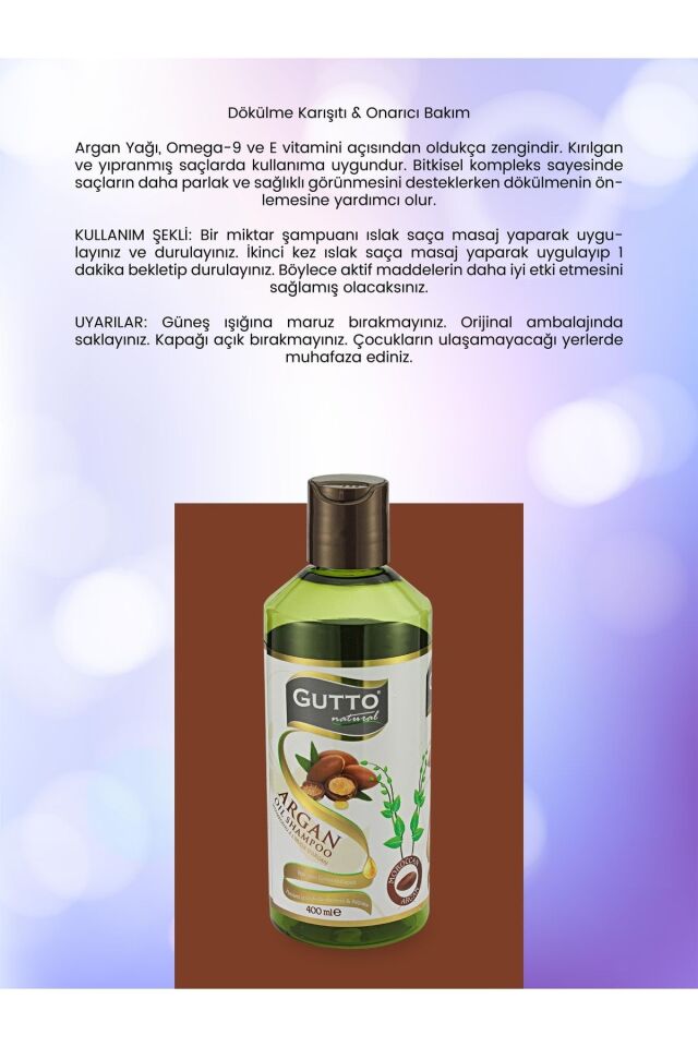 Argan Yağı Şampuanı 8699211771087