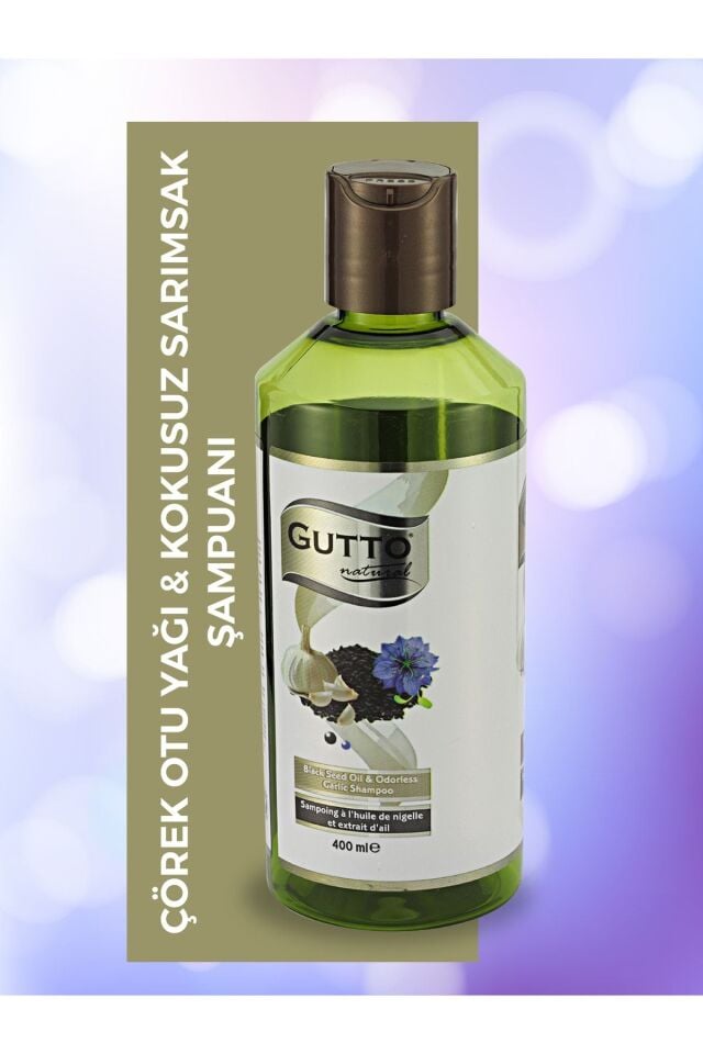Gutto Sarımsak Çörekotu Şampuanı 400 ml