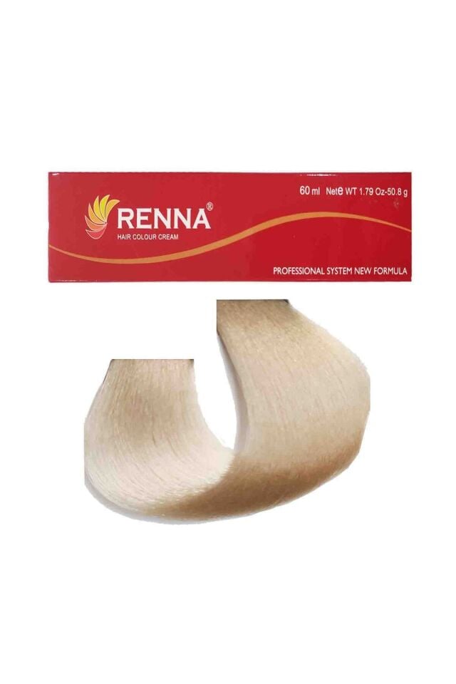 Renna Color Ultra Açıcı Sarı Krem Saç Boyası 60 ml 912