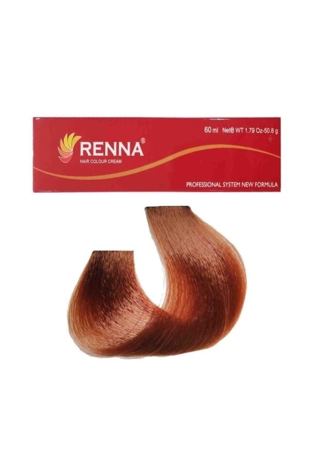 Renna Color Bakır Altın Açık Sarı Krem Saç Boyası 60 ml 8.35