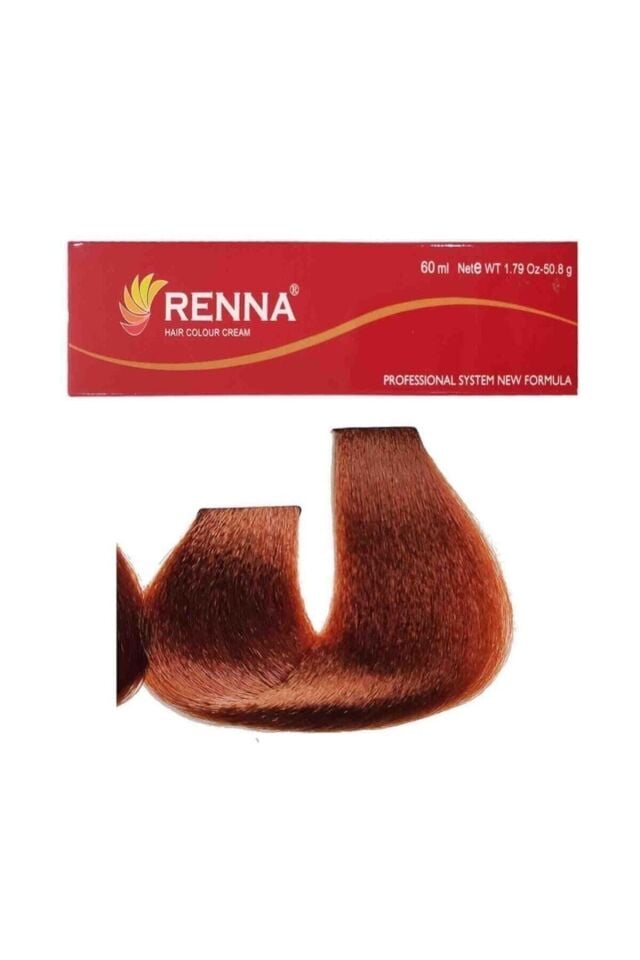 Renna Color Bakır Altın Sarısı Saç Boyası Tüp 60 ml 7.35