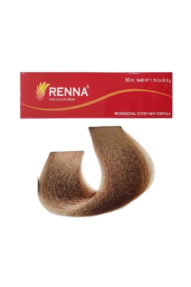 Renna Color Küllü Açık Kumral Saç Boyası Tüp 60 ml 8.1 (Oksidanlı)