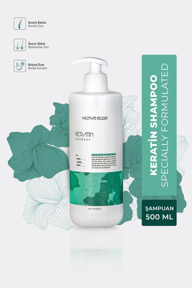 Native Base Keratin SHAMPOO 500 ML